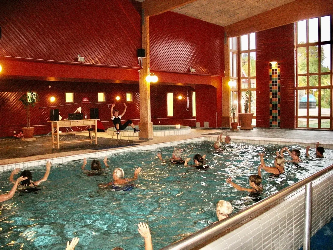 Vattengymnastik i Saxnäs 2015